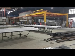 خط طلاء مسحوق لمختلف أحجام ملفات تعريف الألومنيوم