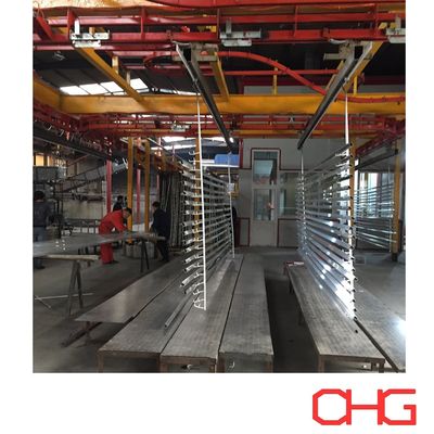 سعر جيد خط إنتاج طلاء المسحوق بأحجام مختلفة لمقاطع الألمنيوم، معدات رش الأجهزة المخصصة للطلاء الانترنت