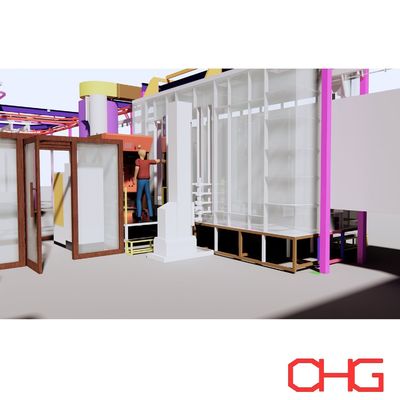 سعر جيد محترف في خط طلاء مسحوق الكهربائي الستاتي الأوتوماتيكي للأسطوانة المعدنية مع معدات رش الأجهزة القوية الانترنت