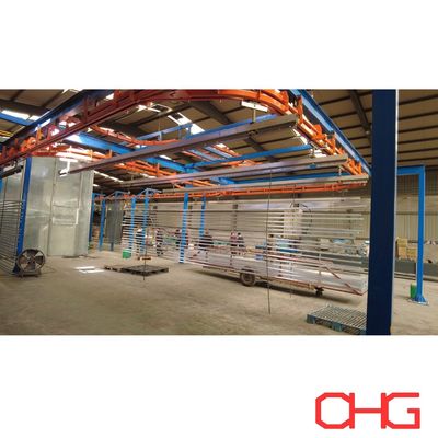 سعر جيد تخصيص PLC التحكم غرفه الطلاء الرطب مع الستائر المياه صديقة للبيئة الانترنت