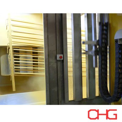 خط طلاء مسحوق مخصص مع أسلحة الرذاذ الكهروستاتيكية البيانات التقنية وخدمة ما بعد البيع