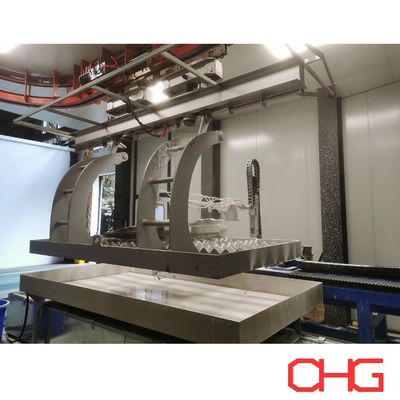 خط إنتاج رش الطلاء السائل للمعدات الثقيلة بالرش اليدوي