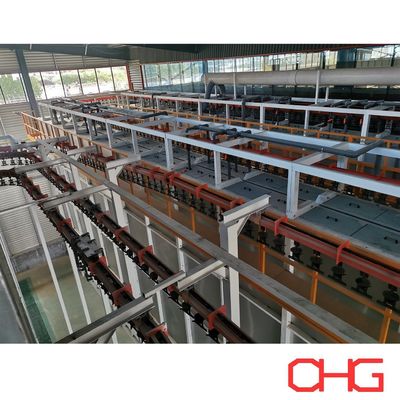 سعر جيد خط إنتاج طلاء مسحوق مع نظام نقل الانترنت