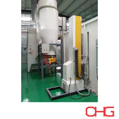 سعر جيد خط طلاء مسحوق مخصص مع نظام تغيير الألوان السريع و كشك رش PVC الانترنت