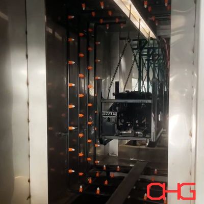 سعر جيد المروحة على شكل فوهة نظام رش قبل المعالجة مخصصة لخط إنتاج الطلاء المسحوق الانترنت