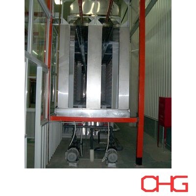 سعر جيد قطع غيار السيارات خط طلاء مسحوق مع الصلب المقاوم للصدأ كشك رش ووحدة التحكم PLC الانترنت