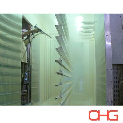 خط إنتاج طلاء مسحوق قابلة للتخصيص وذات الأداء العالي لملفات تعريف الألومنيوم معدات الرش