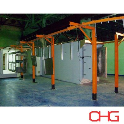 سعر جيد Powder Coating Production Line with Manual Spray Guns and After-sales Service Guide Equipment Installation الانترنت