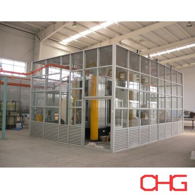 سعر جيد فولاذ المقاوم للصدأ PVC فولاذ الكربون غرفه طلاء مسحوق غرفه طلاء الرش التلقائي الانترنت