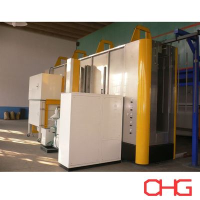 سعر جيد Method Type and Automatic Stainless Steel Powder Coating Machine Spray Booth for Metal Surface Treatment الانترنت