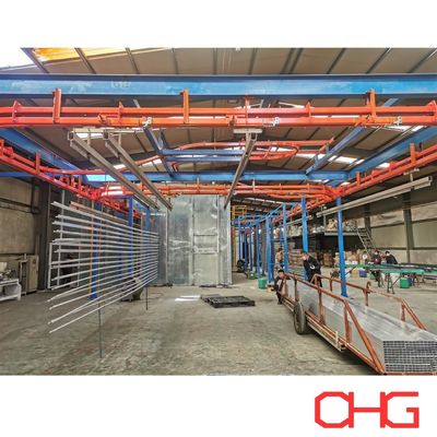 البيانات التقنية خط إنتاج الطلاء المهني المخصص للملفات الشخصية للألومنيوم