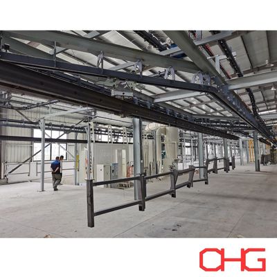 خط إنتاج الطلاء العلوي بالبودر مع وحدة تحكم PLC