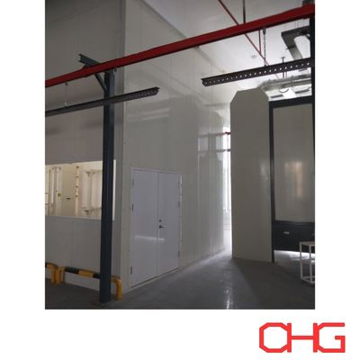 آلة خط طلاء مسحوق محسّنة لألواح أكريليك تحكم PLC