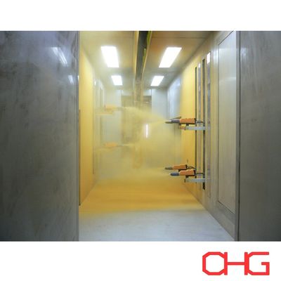 وحدة تحكم PLC فوق أوتوماتيكي بروتوستاتيكي مسحوق رذاذ بندقية لتجهيز غرف رذاذ طلاء مخصصة