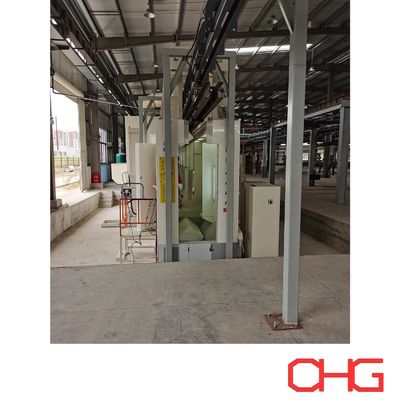 خط طلاء مسحوق أوتوماتيكي للأسطوانات المعدنية المخصصة نظام طلاء الرش